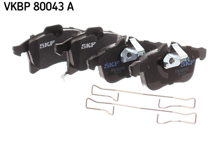 Jeu de 4 plaquettes de frein SKF ref. VKBP 80043 A
